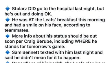 Stolarz Status is still questionable for game 2, Updates on Stolarz