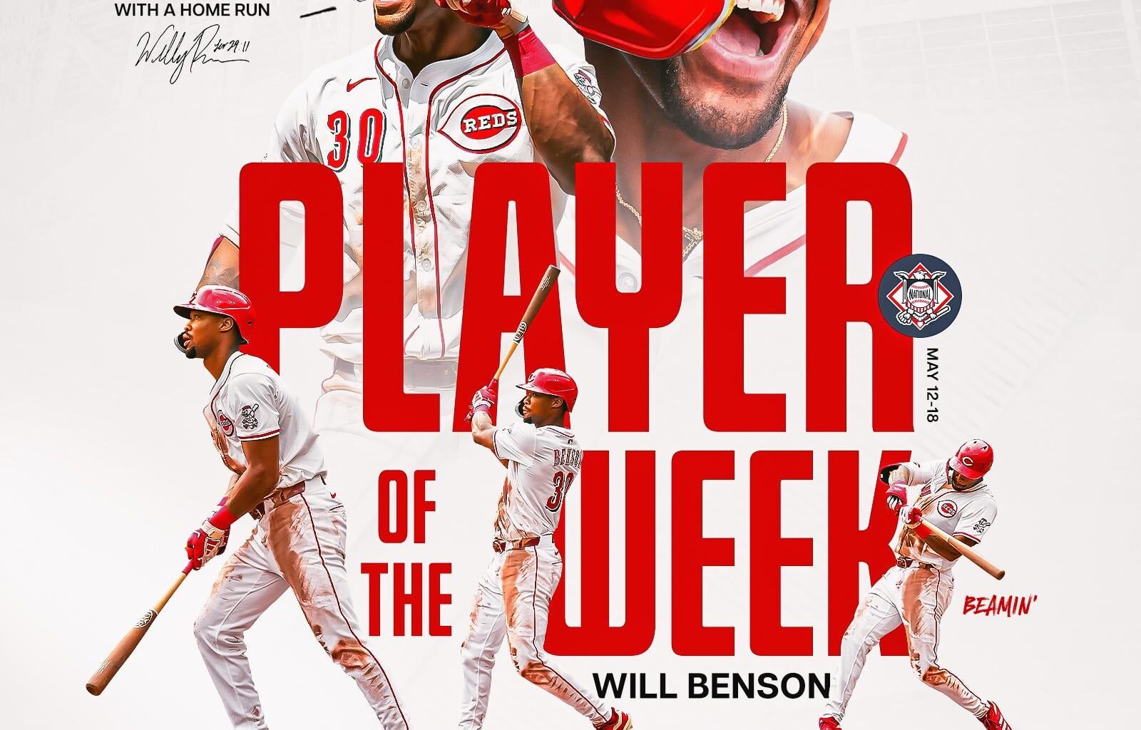 Will Benson named NL Player of the Week