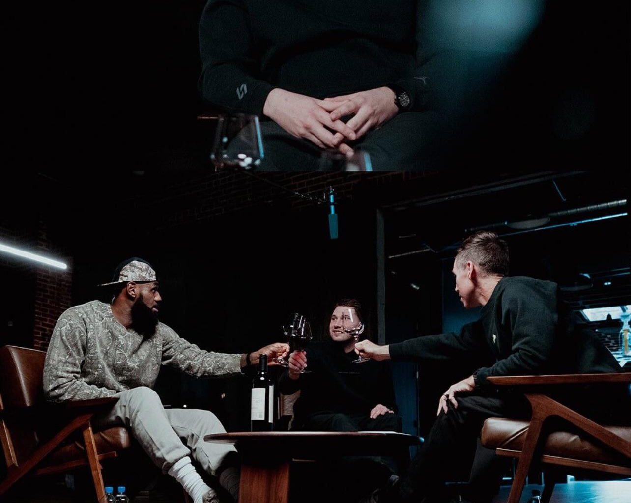 Look at the guest for Lebron’s pod tomorrow 👀