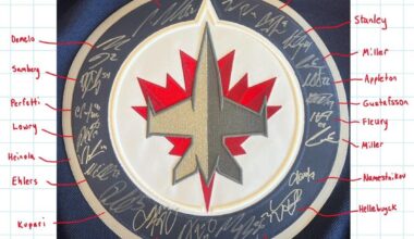 Follow up on signed jersey