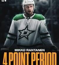 Mikko Rantanen becomes the first player to ever have two 4-point periods in the playoffs.