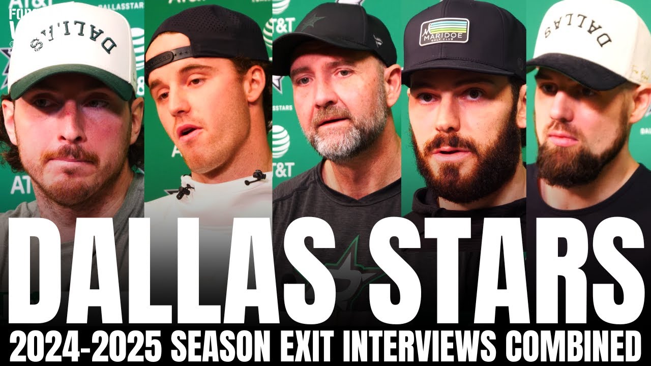 Dallas Stars Full 2025 Exit Interviews With Jake Oettinger, Matt Duchene, Seguin, Benn & DeBoer