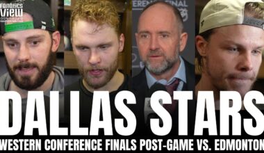 Mikko Rantanen, Pete DeBoer, Tyler Seguin & Heiskanen Respond to Stars FACING ELIMINATION vs. Oilers