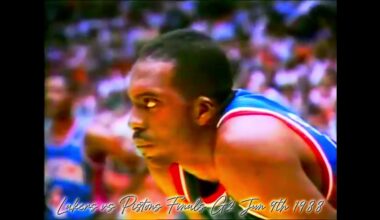 "Magic, Big Game James, & Kareem vs Isaiah Thomas & The Bad Boy Pistons" Finals G2 6.9.88