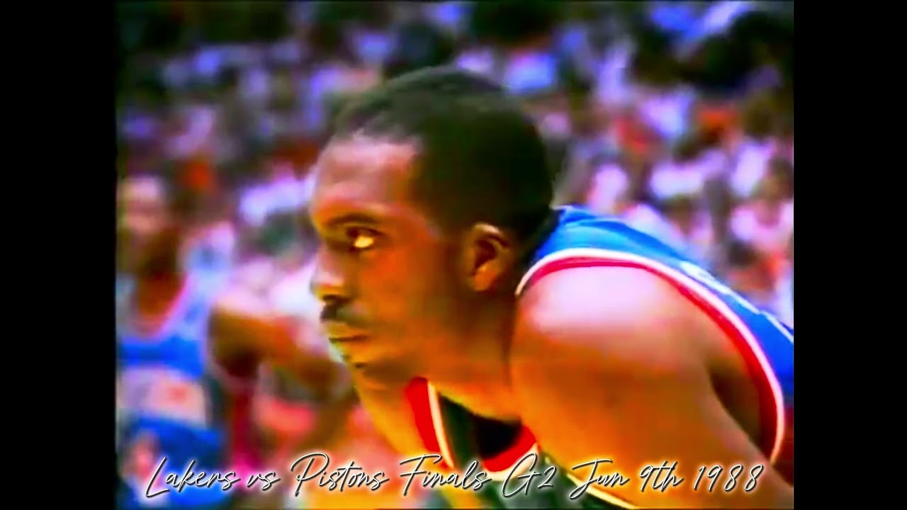 "Magic, Big Game James, & Kareem vs Isaiah Thomas & The Bad Boy Pistons" Finals G2 6.9.88