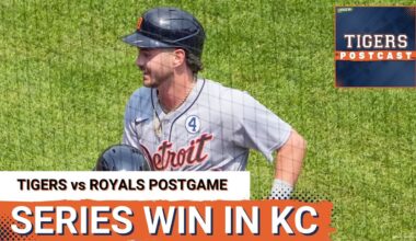 TIGERS POSTCAST: SERIES WIN! Detroit Tigers SHUTOUT Kansas City Royals in 1-0 Win | Bullpen Goes 4.1