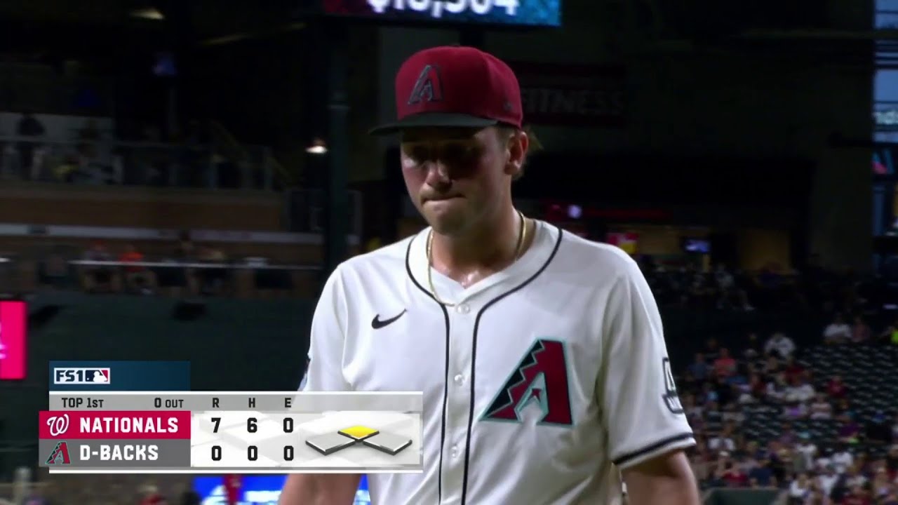 SE DESCONTROLA TODO para Brandon Pfaadt | Washington Nationals 7-0 Arizona Diamondbacks | MLB 2025