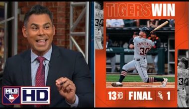 Carlos Peña BREAKDOWN Detroit Tigers reach 40 wins, Kerry Carpenter hits 3 HRs to blow out White Sox
