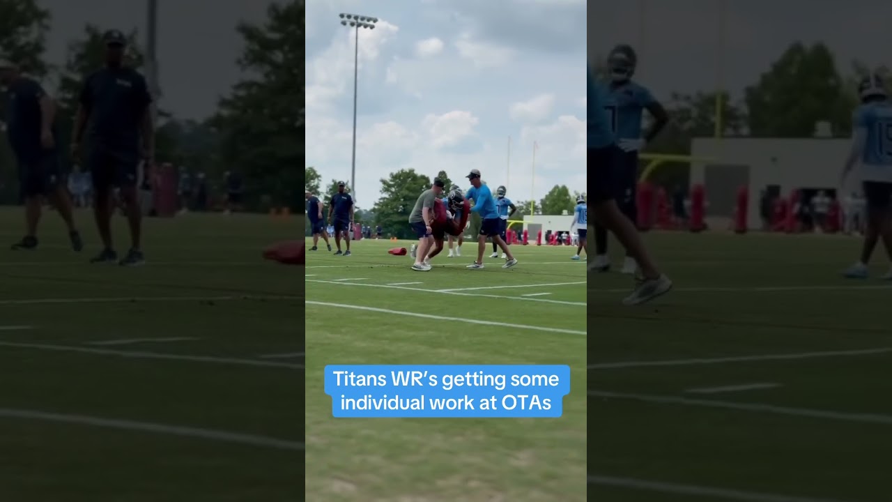 Good looking WR group for the #Titans. #tennesseetitans #atozsports #widereceiver #nfl #nashville