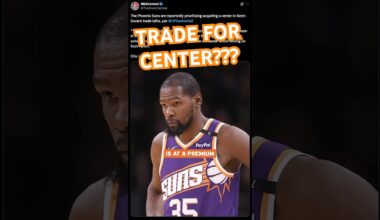 Phoenix Suns PRIORITIZING a center in looming Durant deal