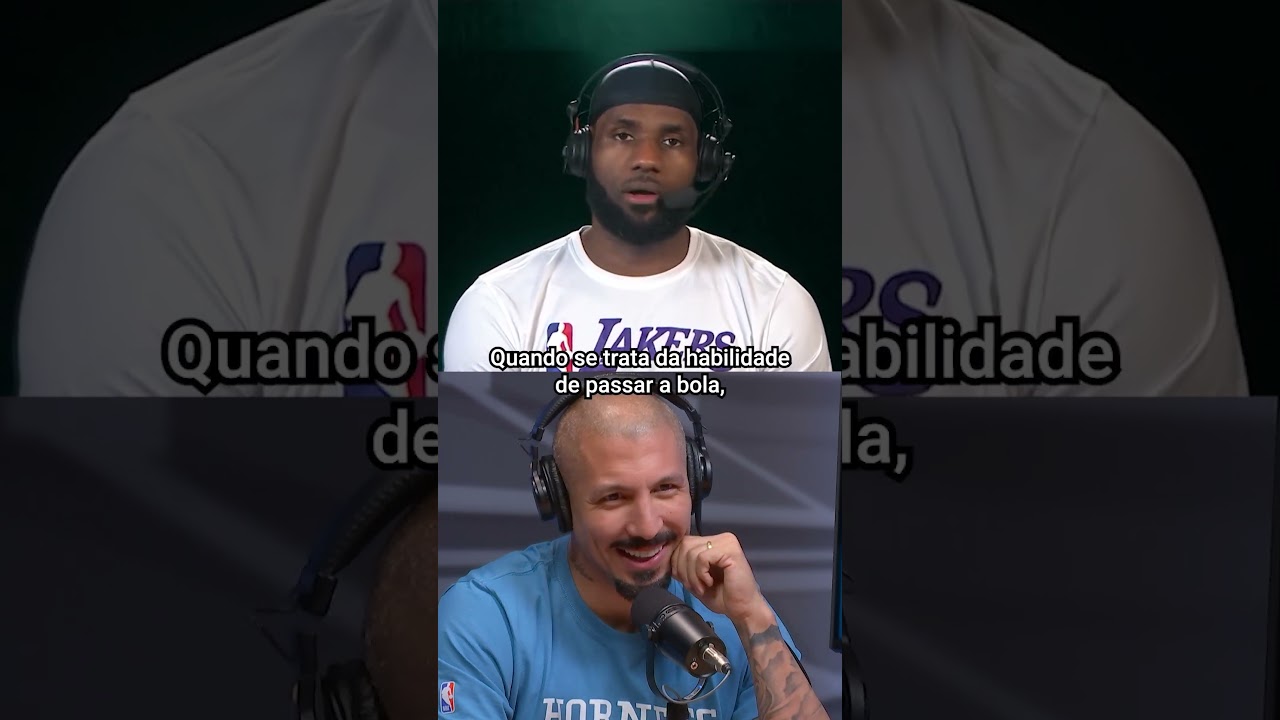 E essa resenha aqui?! 😂 Simplesmente, Fê Medeiros e "LeBron James" no #PanelaNBA! 🤯 #NBA #shorts