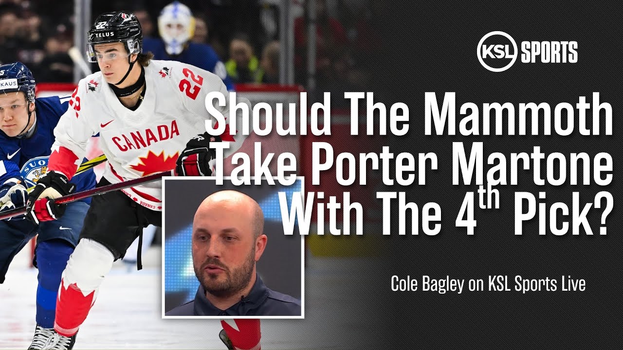 KSL Sports Utah Mammoth Insider Cole Bagley Breaks Down NHL Draft Prospects