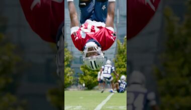 Rocket Joe takin’ off 🚀 #DallasCowboys #NFL #football #JoeMiltonIII #flip #shorts