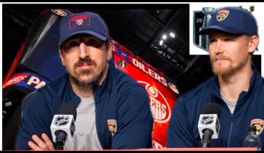 Brad Marchand/Gus Forsling: Florida Panthers Morning Skate, Game 1 Stanley Cup Final @ Edmonton