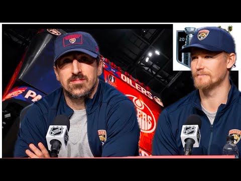 Brad Marchand/Gus Forsling: Florida Panthers Morning Skate, Game 1 Stanley Cup Final @ Edmonton