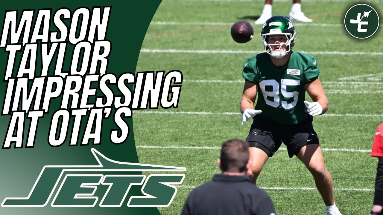 Aaron Glenn Talks Mason Taylor's Performance So Far At New York Jets OTA's