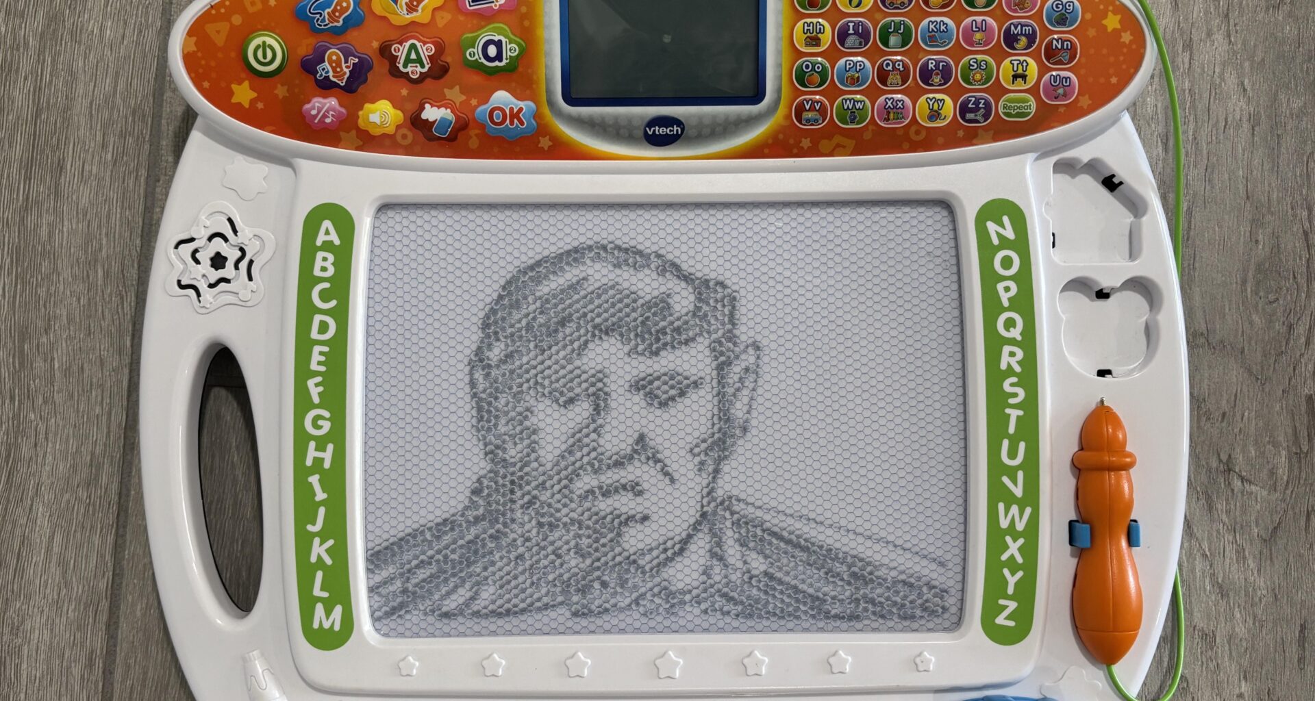 My wife thinks my doodle looks like John Madden