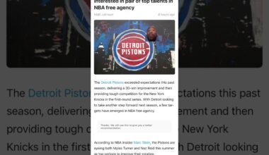 Detroit Pistons are interested in a pair of free agents this off-season ￼