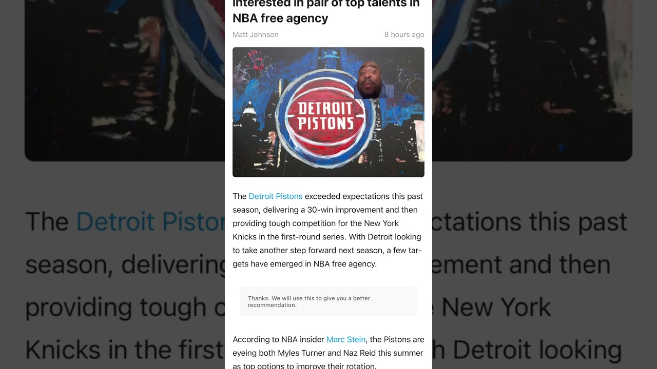 Detroit Pistons are interested in a pair of free agents this off-season ￼