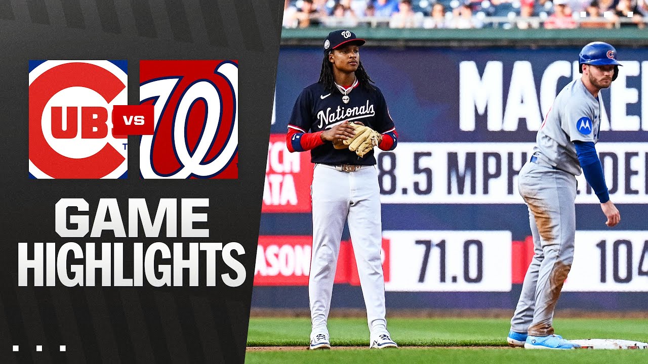 Cubs vs. Nationals Game Highlights (6/4/25) | MLB Highlights