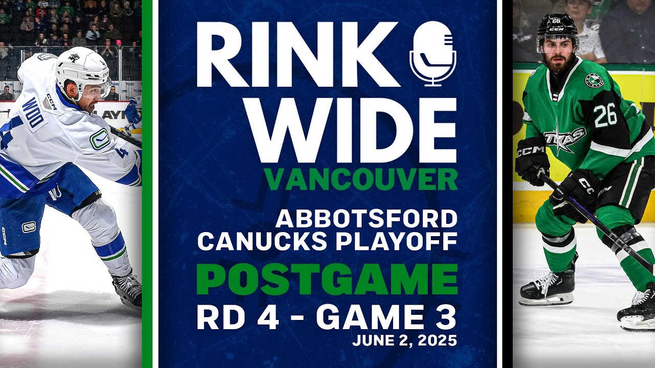 RINK WIDE POST-GAME: Abbotsford Canucks at Texas Stars | AHL Western Conf. Final - Game 4