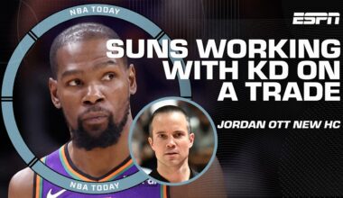 Shams says a KD TRADE is COMING SOON after Suns hire Jordan Ott as their new HC 👀 | NBA Today