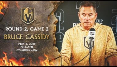 Round 2, Game 2 | Bruce Cassidy: We Need To Be Better Offensively