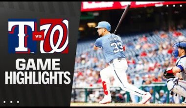 Rangers vs. Nationals Game Highlights (6/6/25) | MLB Highlights