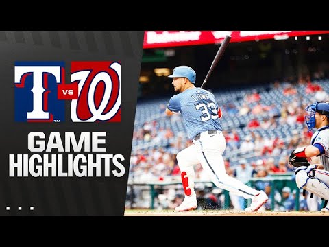 Rangers vs. Nationals Game Highlights (6/6/25) | MLB Highlights