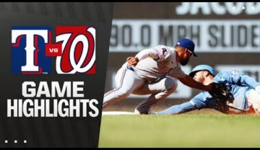 Rangers vs. Nationals Game Highlights (6/7/25) | MLB Highlights