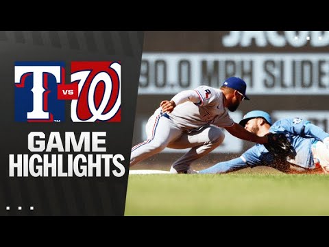 Rangers vs. Nationals Game Highlights (6/7/25) | MLB Highlights