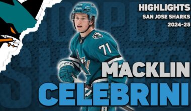 Macklin Celebrini | 2024-25 Rookie Highlights | San Jose Sharks