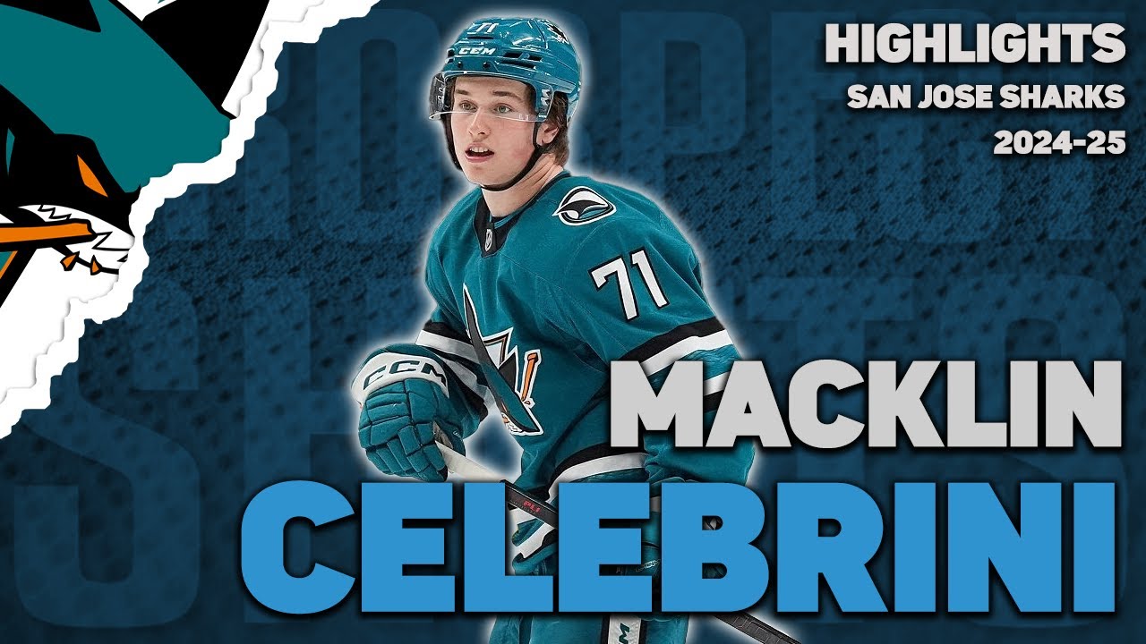 Macklin Celebrini | 2024-25 Rookie Highlights | San Jose Sharks
