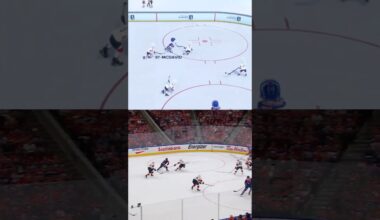 THAT assist 😲 #hockeyverse