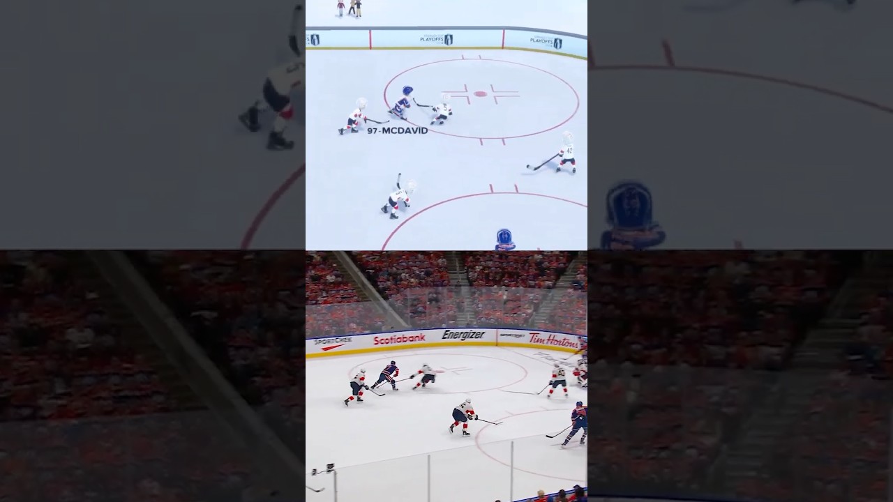 THAT assist 😲 #hockeyverse