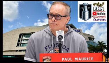 Paul Maurice: Florida Panthers Home, Prep for Game 3 of Stanley Cup Final v Oilers