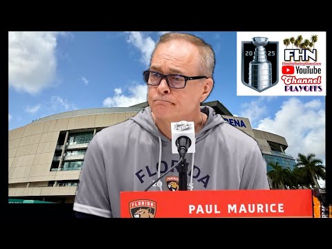 Paul Maurice: Florida Panthers Home, Prep for Game 3 of Stanley Cup Final v Oilers