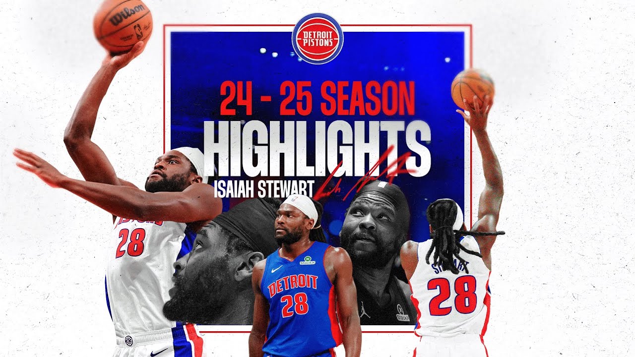 Isaiah Stewart 2024-25 Season Highlights | Detroit Pistons #nba #detroitpistons #pistons