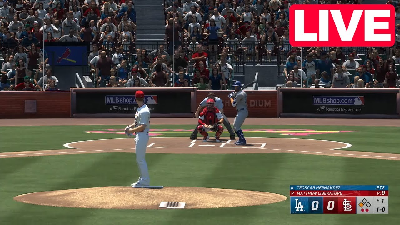 🔴 MLB LIVE 🔴 Los Angeles Dodgers vs St. Louis Cardinals | Jun 8 | MLB The Show 25 Full Game EN VIVO
