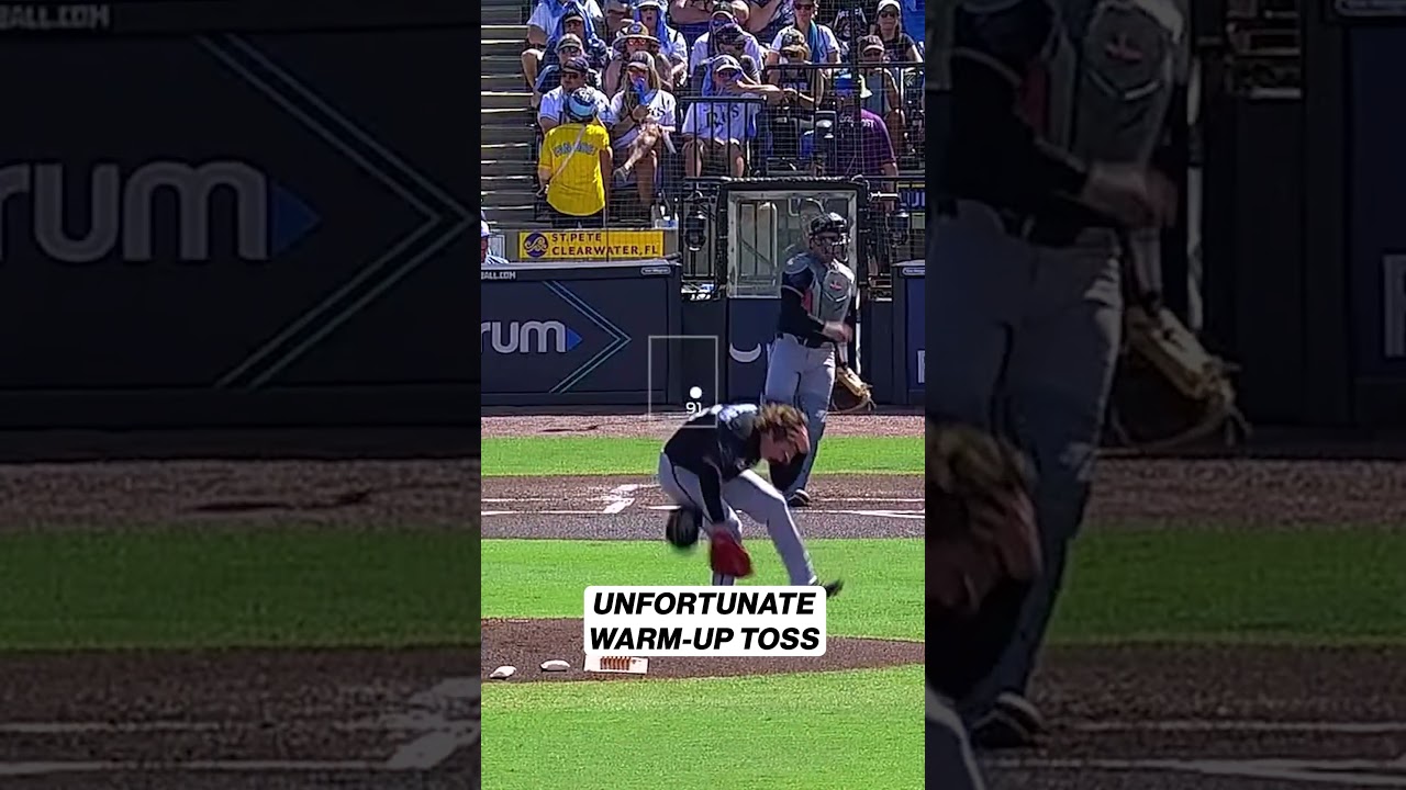 Ryan Weathers hit in the head by throw to second base 😱 #marlins #baseball