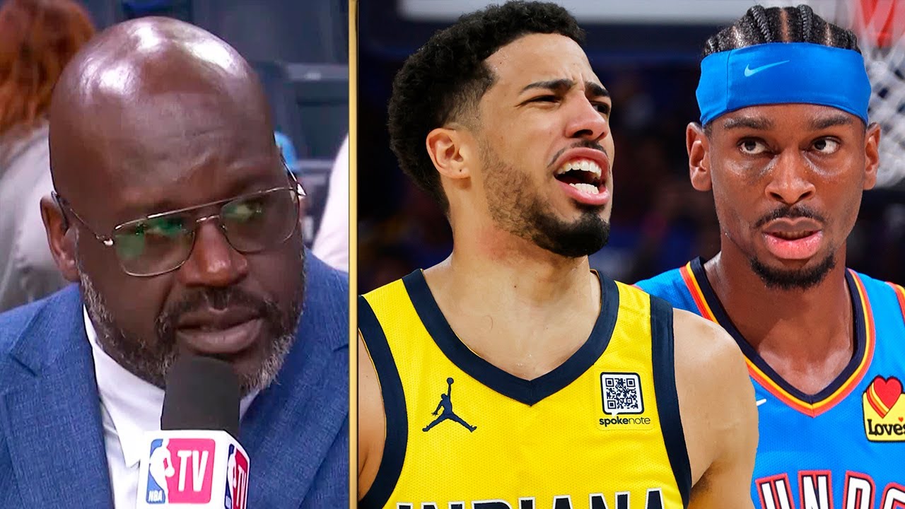 SHAQ & NBA TV crew REACT to Pacers vs Thunder Game 2 Highlights