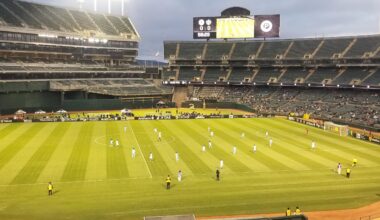 Great to be back at the Coliseum. I still think the A's should be playing here and have no clue how they're in a better spot in Sac.