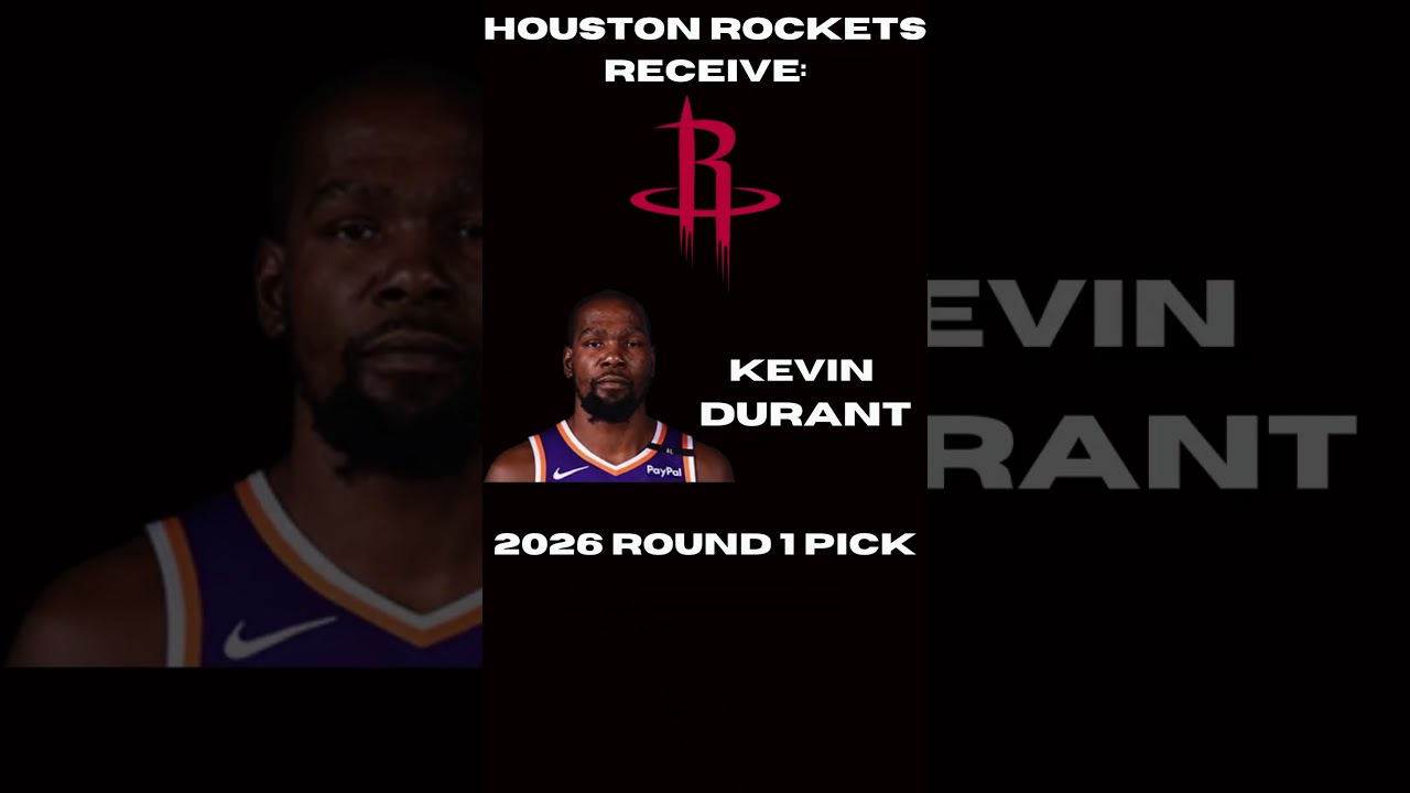 TRADING Kevin Durant To The Houston Rockets! #nba #basketball #viral