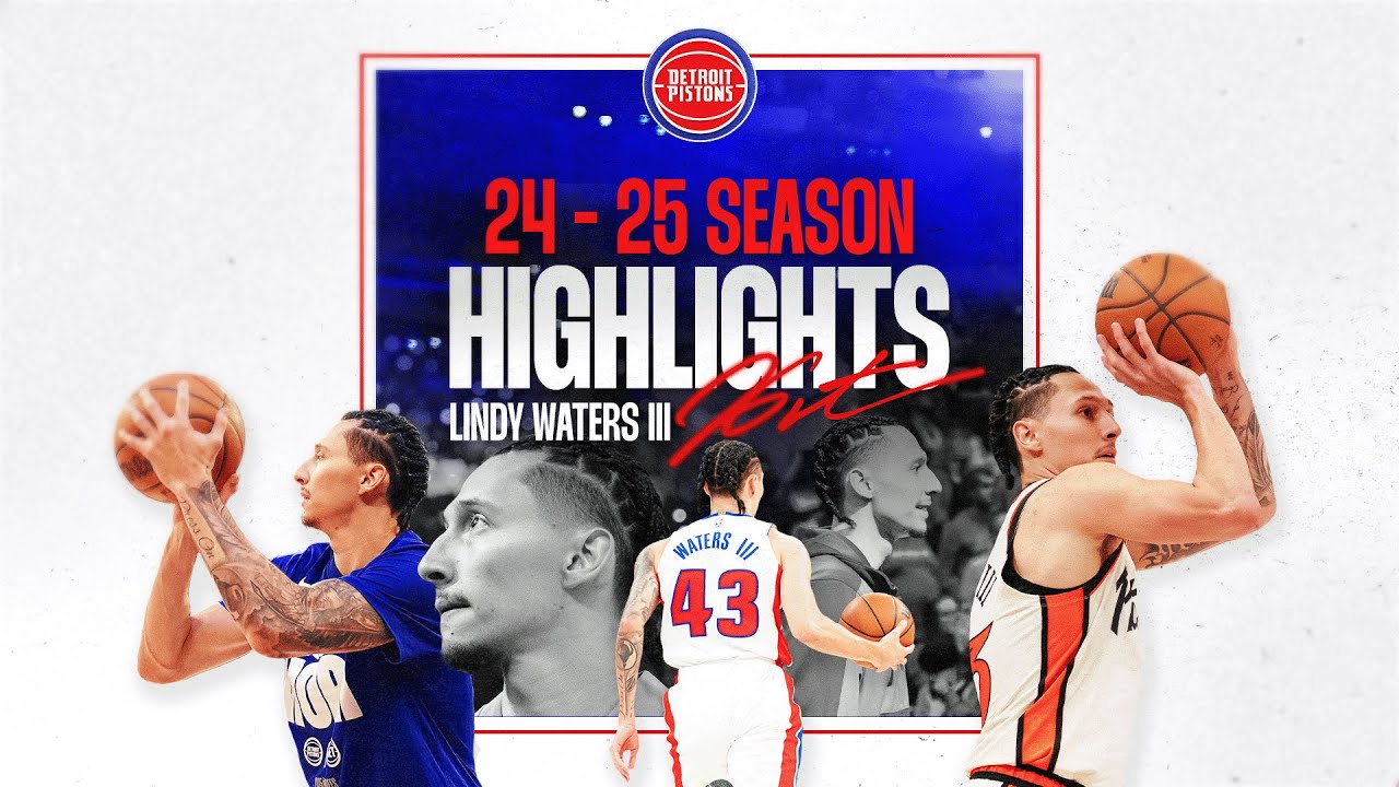 Lindy Waters III 2024-25 Season Highlights | Detroit Pistons #nba #detroitpistons #pistons