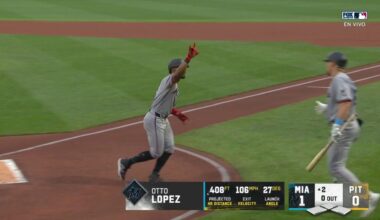 💪 HOME RUN Otto López | Miami Marlins 1-0 Pittsburgh Pirates | MLB 2025