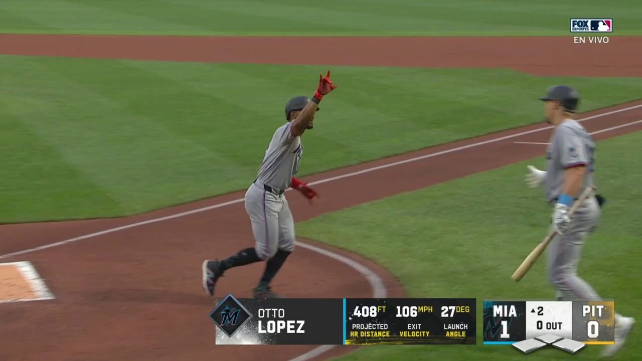 💪 HOME RUN Otto López | Miami Marlins 1-0 Pittsburgh Pirates | MLB 2025