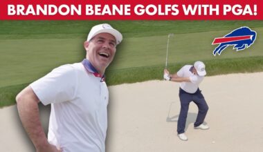 Buffalo Bills General Manager Brandon Beane Golfs With PGA Tour Players At RBC Canadian Open!