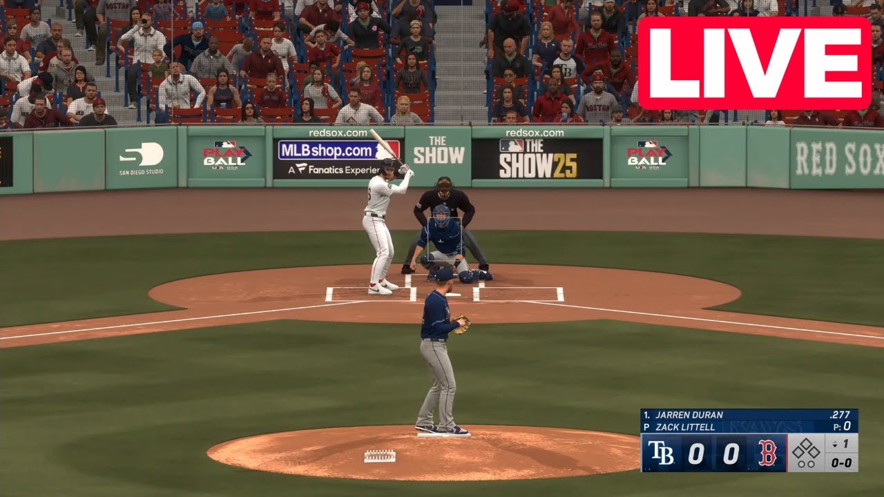 🔴 MLB LIVE 🔴 Boston Red Sox vs Tampa Bay Rays | Jun 9 | MLB The Show 25 Full Game | EN VIVO