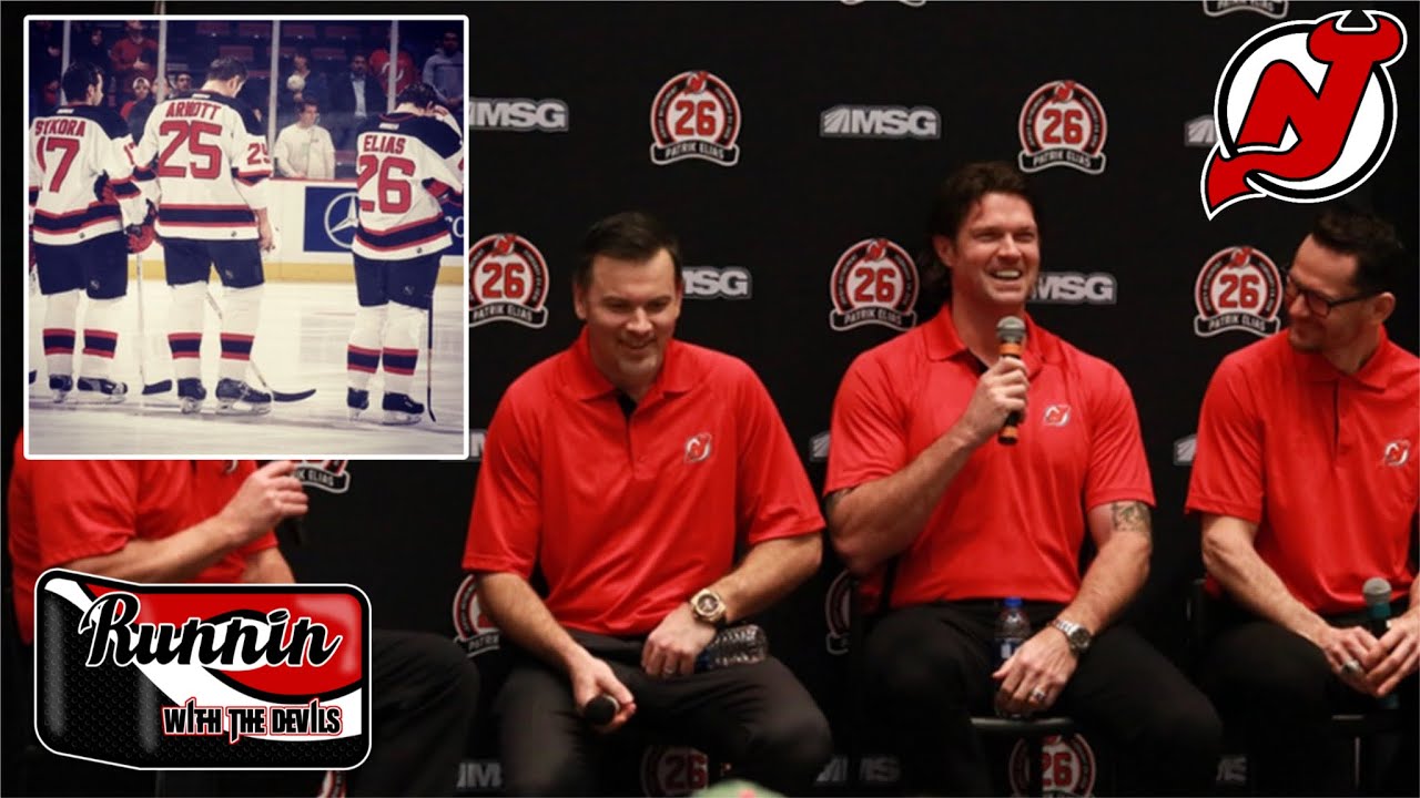 NJ Devils A-LINE Reunion Patrik Elias Jason Arnott Petr Sykora