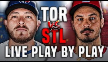 TORONTO BLUE JAYS vs. ST. LOUIS CARDINALS - LIVE Play By Play (June 10 2025)